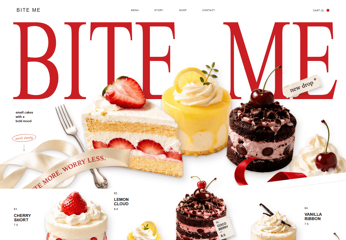BITE ME web design