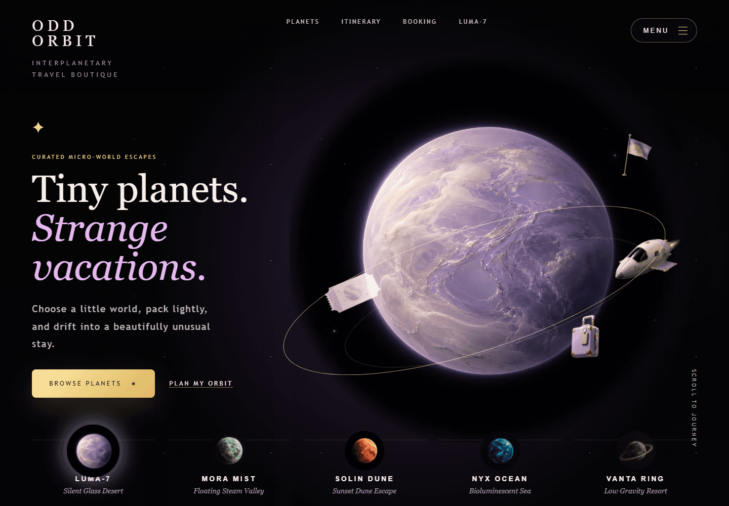 ORBIT web design